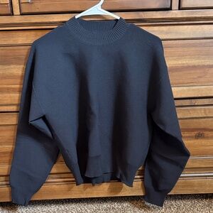 lululemon athletica Black Oversized Crewneck Sweatshirt